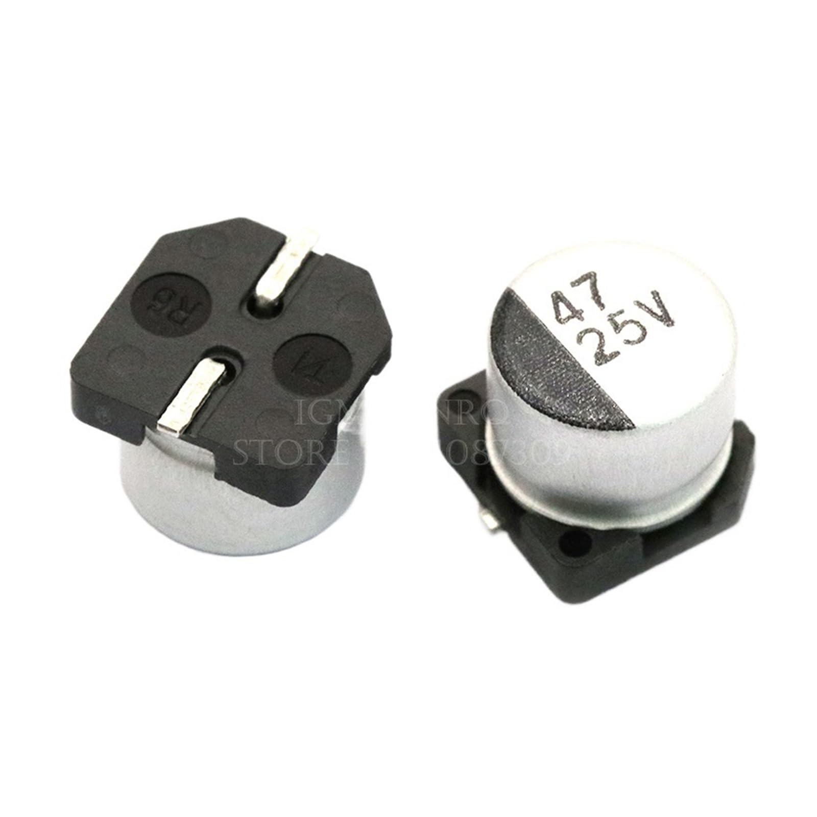 Condensateur électrolytique 47uf 25v miniature pour restaurer vos consoles de jeux vidéo vintage