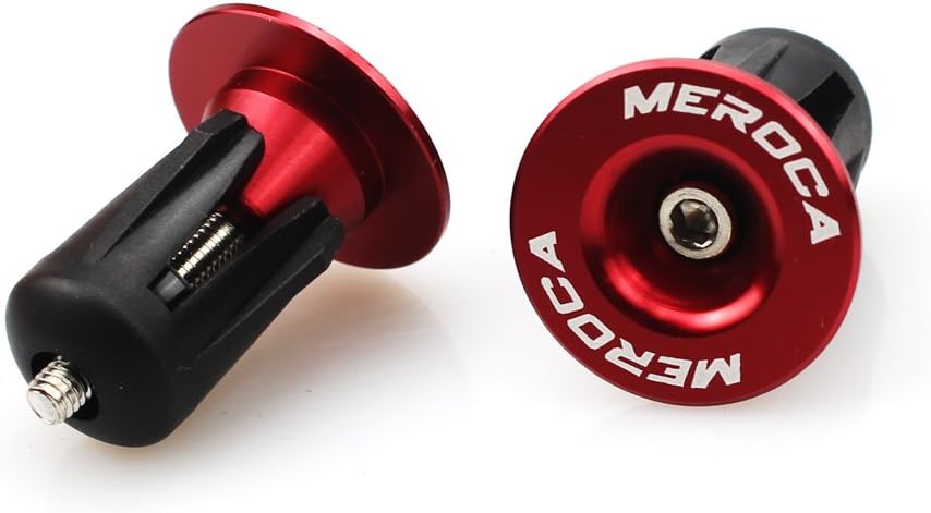FOMTOR Bar End Plugs 2 Pack Aluminum Bar Ends Handlebar End Plugs Handlebar Caps Bar End Caps for Road Bike Mountain Bike MTB