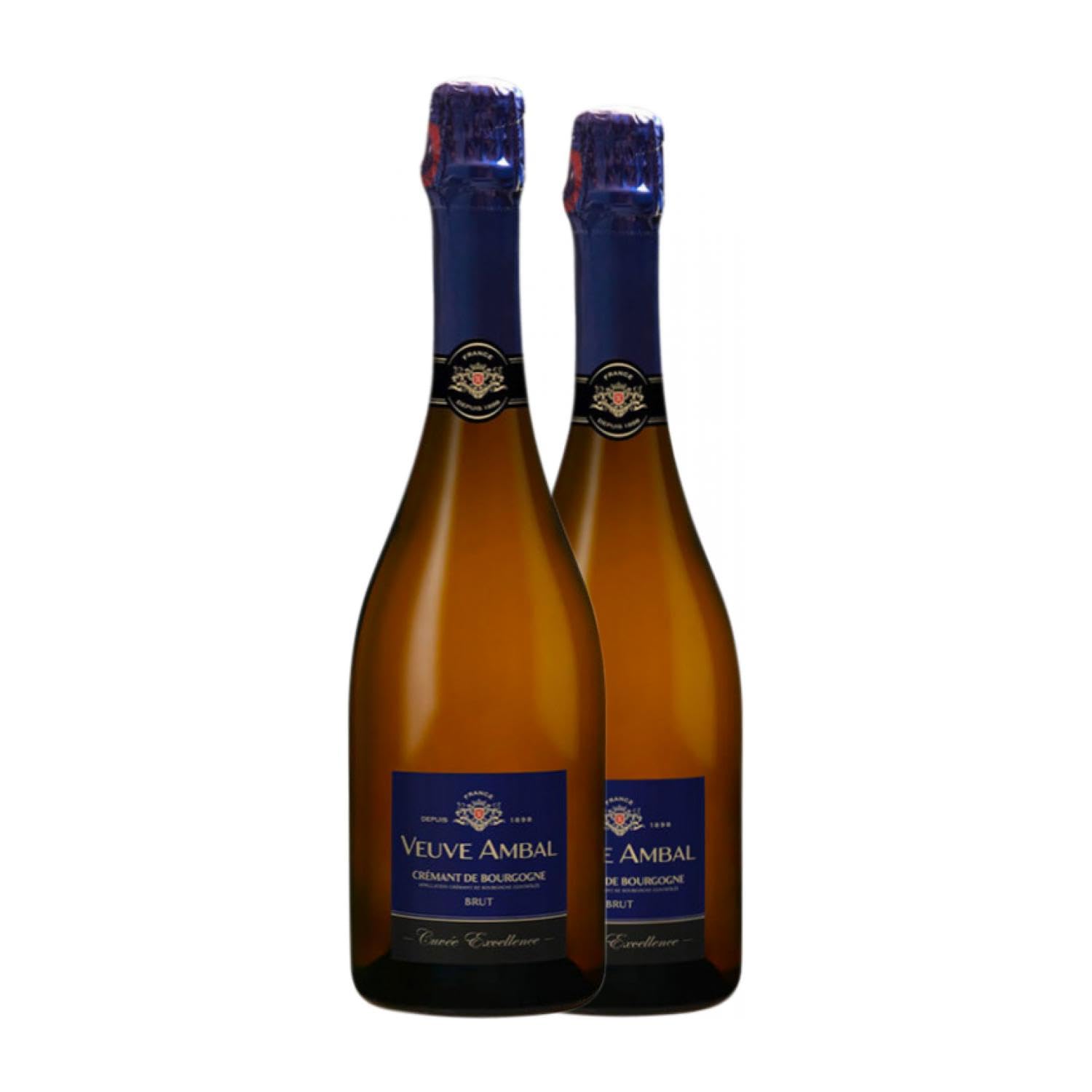 Veuve Ambal Cuvée Excellence Blanc Crémant Brut Bourgogne 75 cl Espumoso blanco (Caja de 2 Botellas de 75 cl)
