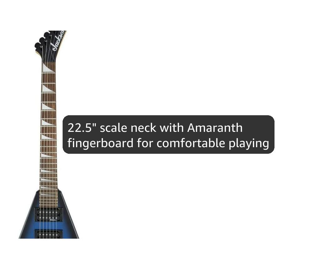 Amazon.com: Jackson JS Series RR Minion JS1X, Amaranth Fingerboard