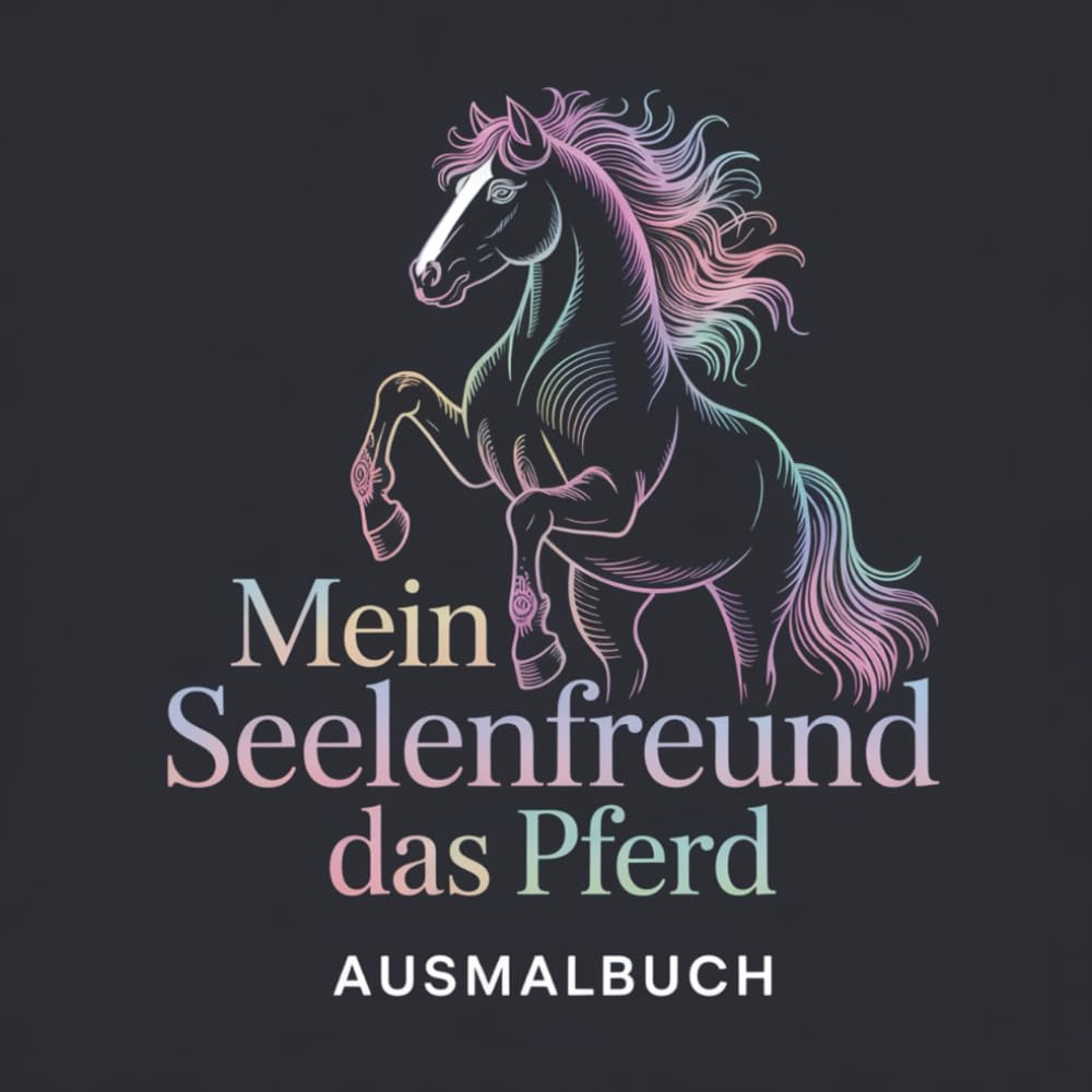 Mein Seelenfreund das Pferd: Ausmalbuch (Tiere der Wildnis)
