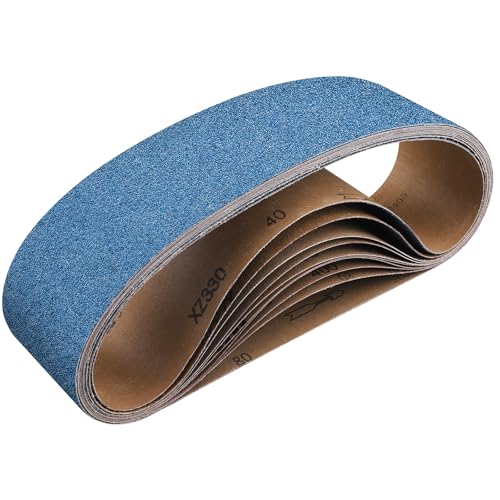 Image of 8-Piece Premium 4 x 36 Inch Zirconia Sanding Belts 60 Grit