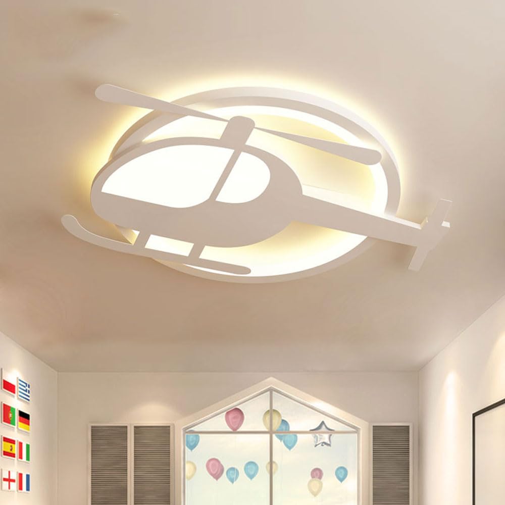 Luminaire d'avion de dessin animé créatif pour de doux rêves