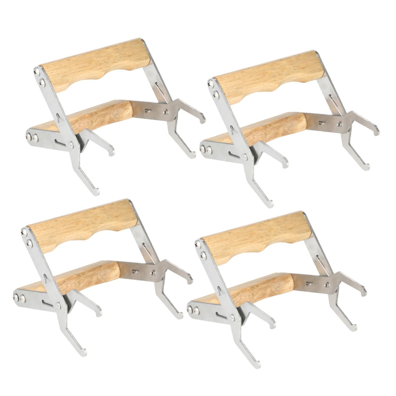 SUPVOX 4 Pezzi Di Strumenti Per Apicoltura Supporto Per Telaio In Acciaio Inossidabile Sollevatore Per Telaio Per Arnia Strumento Per Supporto Per Arnia Strumento Per Apicoltore In