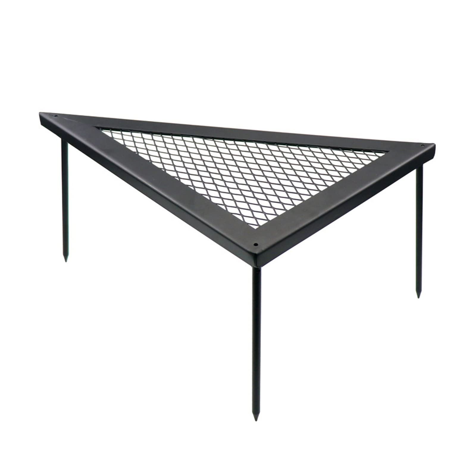 Griglia Griglia Piatto Per Friggere Fuoco Da Campo Barbecue Pieghevole Griglia Da Campeggio All'aperto Griglia Da Spiaggia Picnic Giardino Carne Cibo Cucina Tavolino (Color : Black, Size : 32x24x22cm)