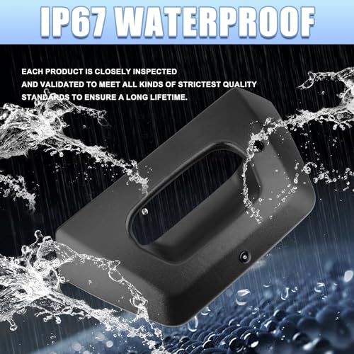 Image of 93440179 Tailgate Handle Bezel Trim Backup Camera Compatible with Chevy Chevrolet Avalanche 1500 2500 Pickup Truck 2002-2006 Replaces # 15094722 GM1916104 GM1916105