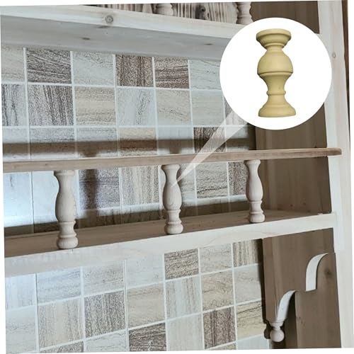 Husillos y balaustres de madera de Schima para patas de muebles 4