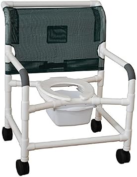 MJM International 126-4-WB-A Extra-Wide Shower Chair 26 in.