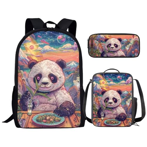 Sac à dos tendance noir voiture muscle car avec sac repas enfants