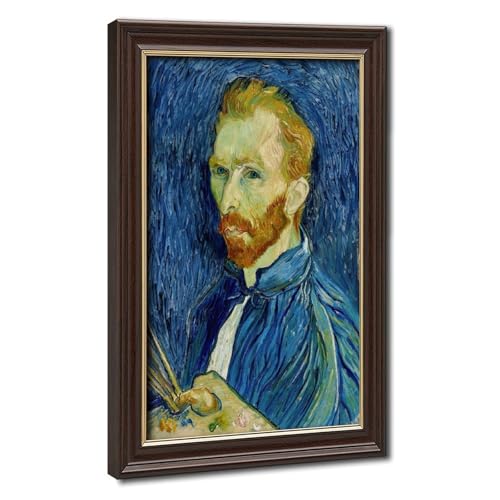 Impression sur toile Van Gogh autoportrait décoration salon 61x91 cm