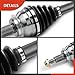 A-Premium CV Axle Shaft Assembly Compatible with Mazda CX-5 CX5 2013 2014 2015 2016, AWD, Automatic Transmission, Front Right Passenger Side, Replace# FTB22550XA