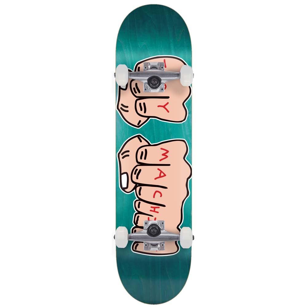 Toy Machine Fists Woodgrain Factory Skateboard complet Teintes bois 7,7"
