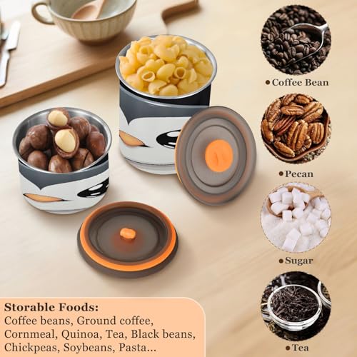 Recipiente Hermético de Acero Inoxidable para Café 500ml miniatura 5