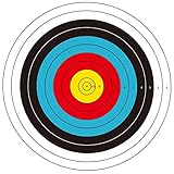 30pcs Standard Archery Target Paper, 40cm 10 Ring Target Face for Indoor 18m Recurve, Barebow,...