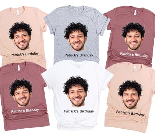 Custom Face Birthday Shirts, Funny Birthday Matching Shirt, Face Shirt, Customized Design, Birthday Photo Shirt, Birthday Party Group Shirt