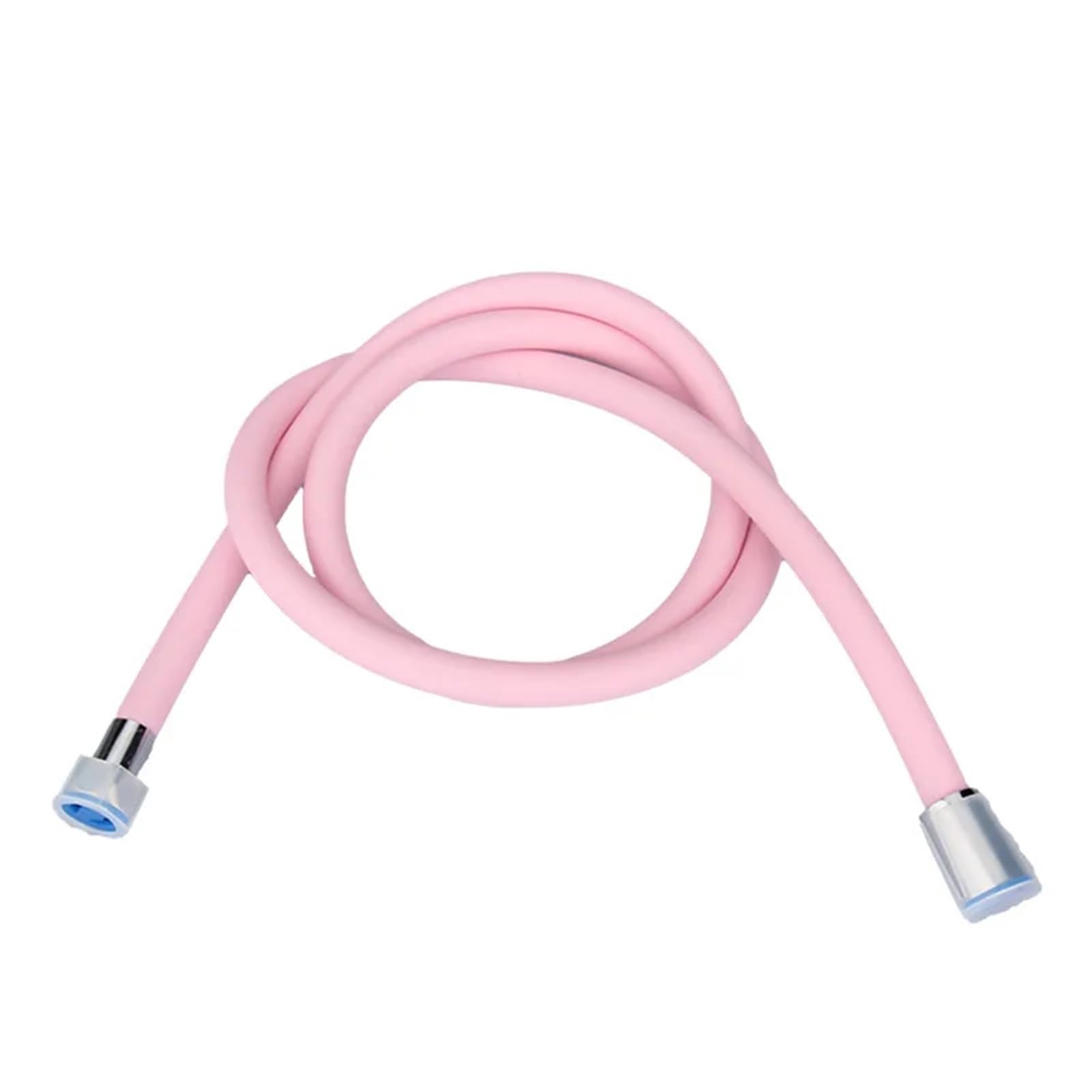 Pxamortel Pink Flexible Replacement Shower Hose, Rain Shower Hose 150Cm Multicolor Thread G1/2(Pink)