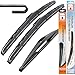 Produktbild HYBRID Scheibenwischer FLEX AERO kompatibel für Nissan Micra Typ K11 BJ 1992-2002 - 400mm 450mm 500mm - Premium Qualität Wischerblätter Set - RECAMBO