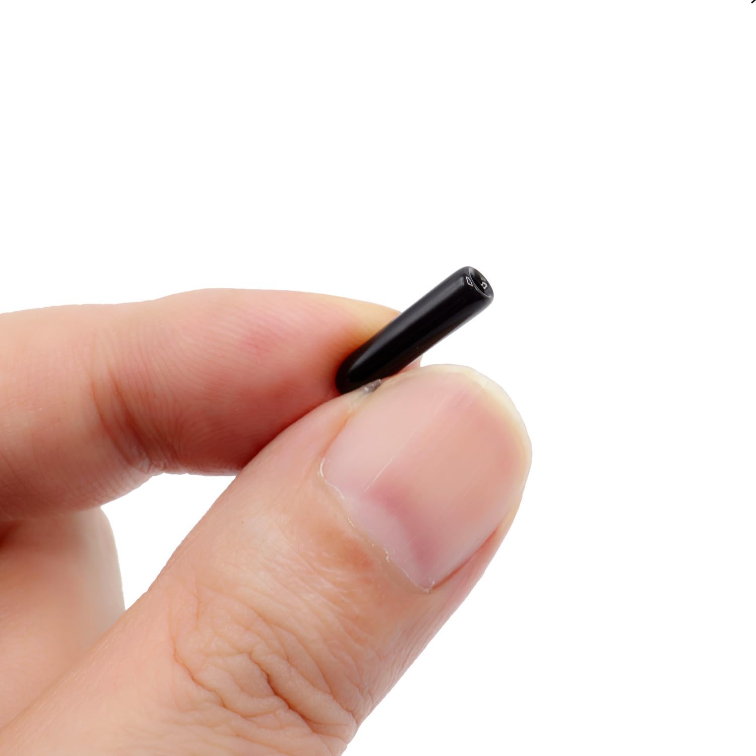 YIXISI 180 PCS 10 Sizes 2-10 Mm Rubber End Caps Assortment Kit Round Flexible Screw End Caps Thread Protectors Round Vinyl Flexible End Caps For Protection Of Screws Tubes Cables Wires Black - View #10