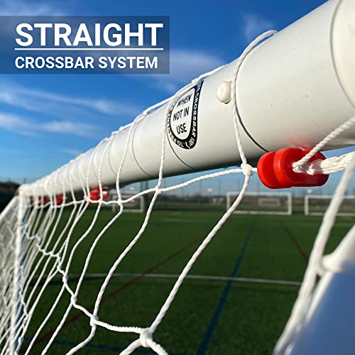 Quickplay Q-Fold Soccer Goal | The 30 Second Folding Soccer Goal [Single Goal] The Best Weatherproof Soccer Net For Kids And Adults (4) 12 X 6' #TOP3