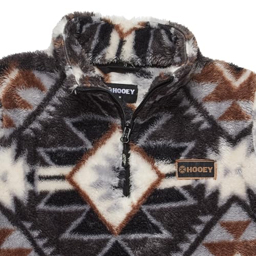 Youth "Hooey Fleece Pullover" Grey/Aztec2