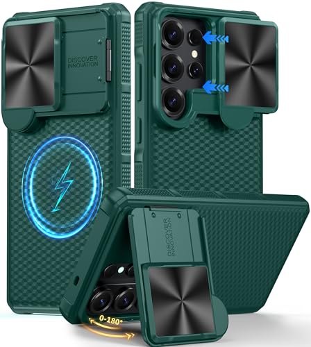 Image of Magnetic for Samsung Galaxy S26 Ultra Case-Green