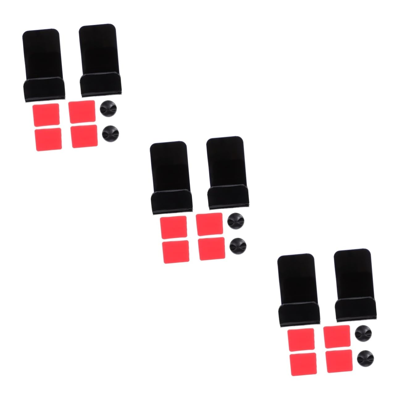 Hemobllo 6pezzi Supporto Adesivo Per Cuffie Da Gaming Gancio Per Headset Facile Installazione e Spazio Ordinato Per Scrivania e Ambienti Gaming
