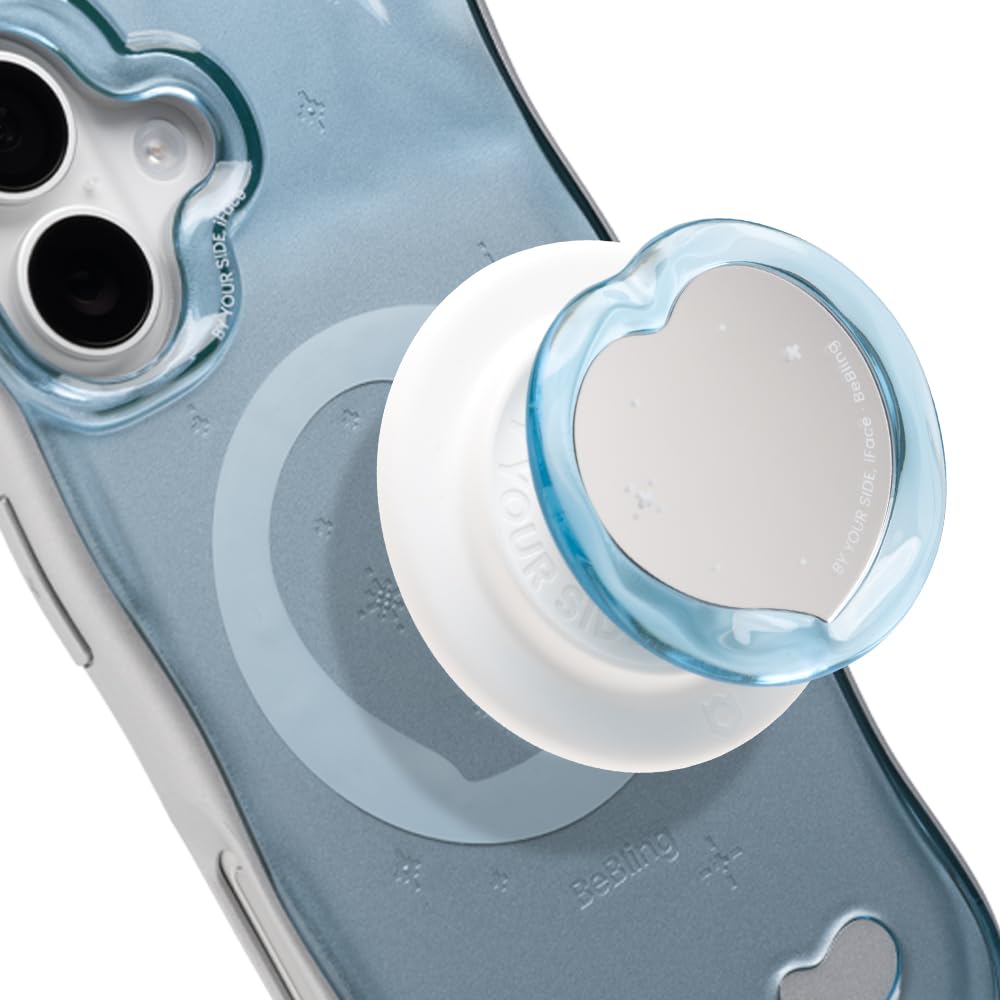 か*読様 iFace BeBling 2 ブルー ケース＋グリップホルダー Amazon | iFace BeBling 2 MagSynq Grip Holder MagSafe対応 スマホ