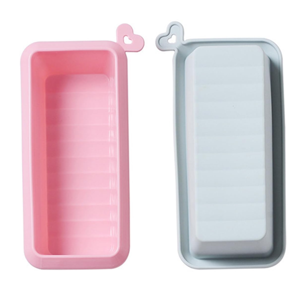 MAGICLULU 2pezzi Stampo Silicone Per Torte Di Teglie Rettangolari Antiaderenti Silicone Alimentare Per Dolci Gelati e Artigianato Cucina