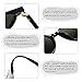 KANASTAL Polarized Sunglasses Women Men UV400 Protection Fashion Mirrored Sun Glasses Classic Retro Horn Design Shades Black/Mirror Pink