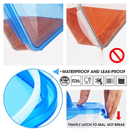 Cat Food Storage Container, 10 Piece Airtight PET Food Storage Container with Measuring Cup, Portable Dog Snack Handle… - Image 4