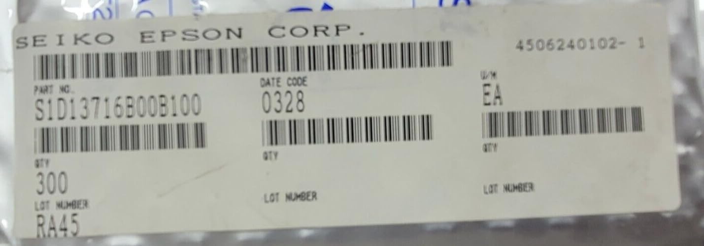 Brand New (1 PCS) S1D13716B00B100 Compatible with Seiko-Compatible with EPSON