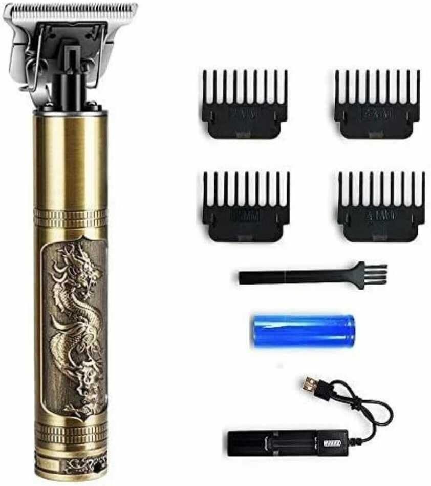 KK Impex VintageT9-TRIMMER Rechargeable Beard Trimmer Trimmer Trimmer 120 min Runtime 4 Length Settings (Gold) (B0CRH7HGV4) Amazon Price History, Amazon Price Tracker