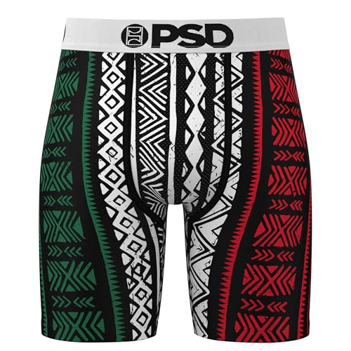 PSD Men's Boxer Briefs - Mex, 7 Inch Inseam, Moisture-Wicking, 4-Way Stretch, Boxer Briefs for Men, Medium