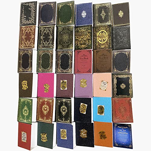 Cayway 36 PZ Libro in Miniatura Mini Forniture Miniature Giardino Accessori Party Accessorio, Mini Accessori Decorazione Casa