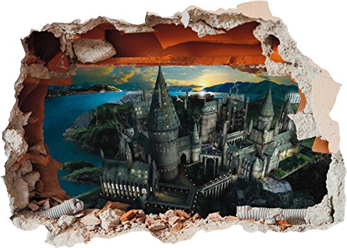 Hogwarts Castle Hole in Wall - Harry Potter 3D Art Printed Vinyl ...
