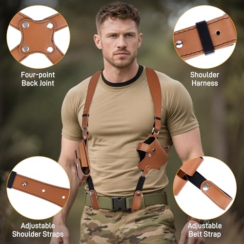 Erosados Tactical Leather Shoulder Holster