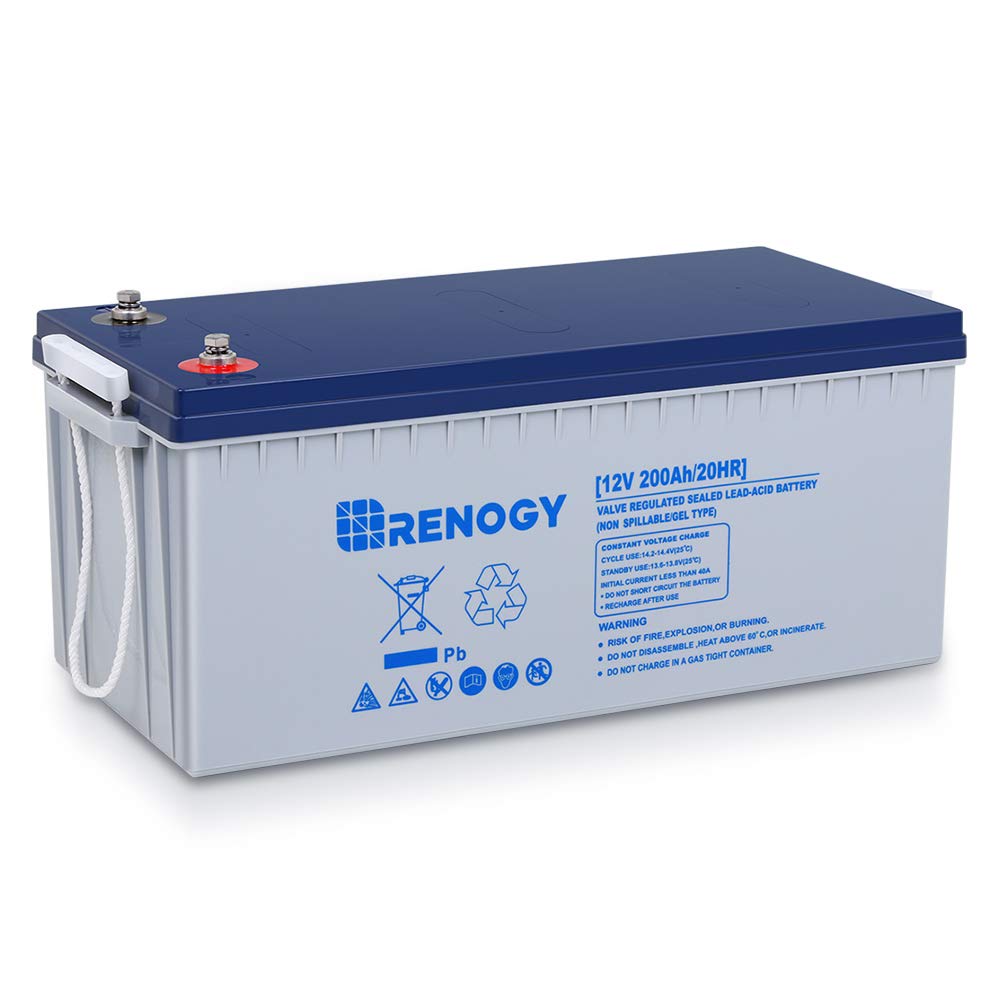 Renogy 12V 200AH Rechargeable Deep Cycle Hybrid Gel Battery for Solar  | amzdealz