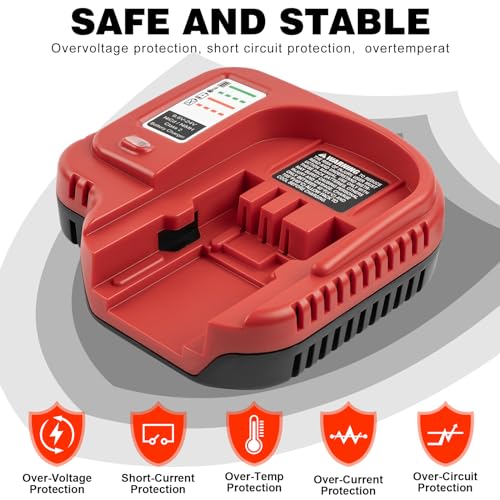 Lxljiad FOR BDFC240 REPLACEMENT CHARGER Replacement Fast Charger For Black And Decker Bdfc240 18V 14.4V 12V 9.6V 24V Nicd Nimh Battery Hpb18 Hpb18-Ope Hpb14 Hpb12 Hpb96 Hpb24 Black And Decker 18V Battery Charger thumb #3