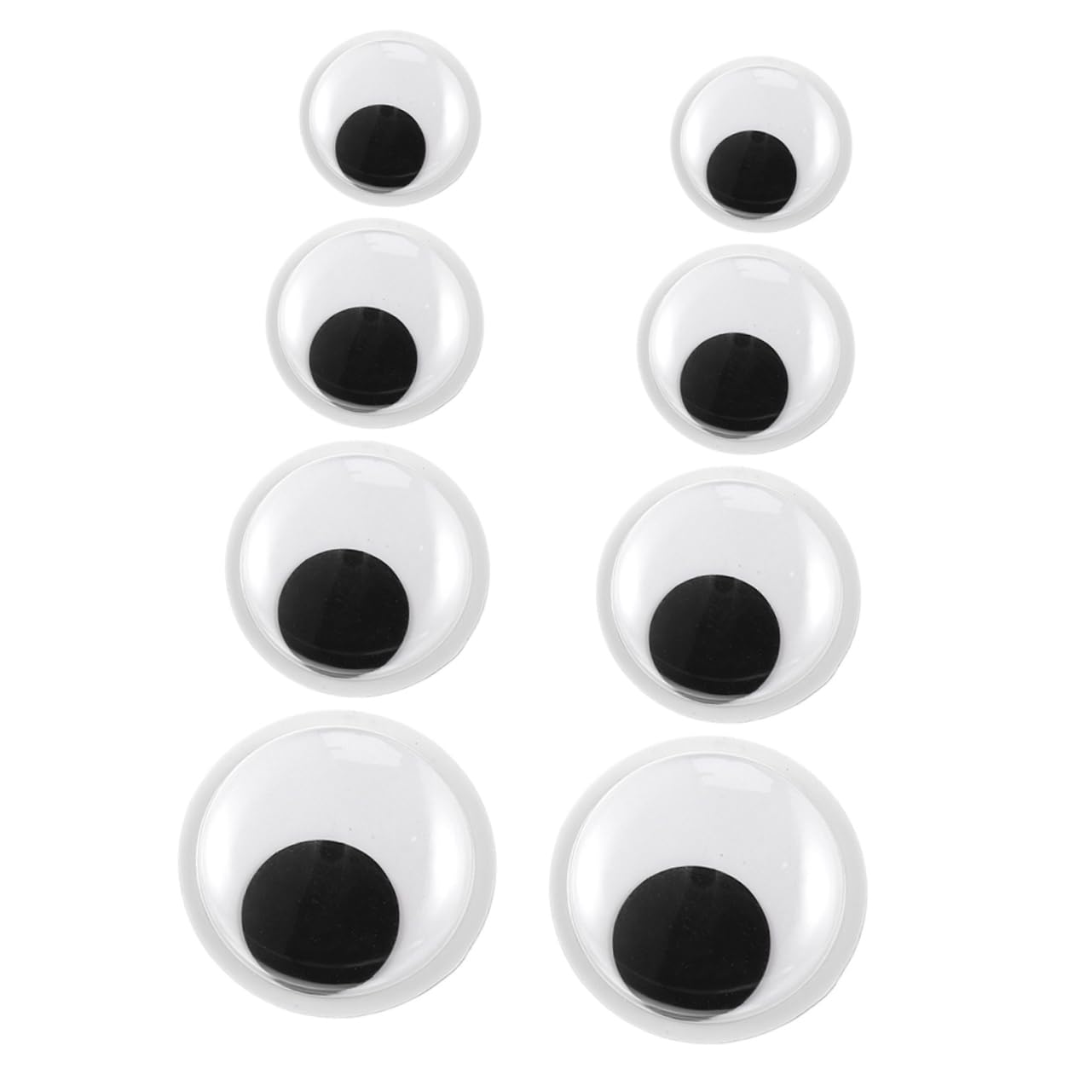 KONTONTY DIY Handmade Art Materials for Children 8pcs Funny Artificial Eyeballs Eyes Large Eyes Creative Toy