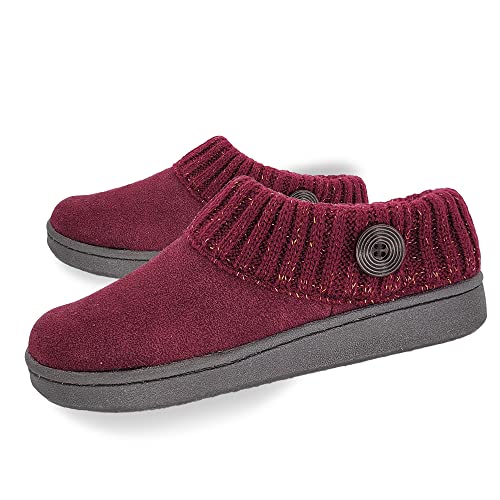Image of Clarks Women's Knit Scuff Slippers