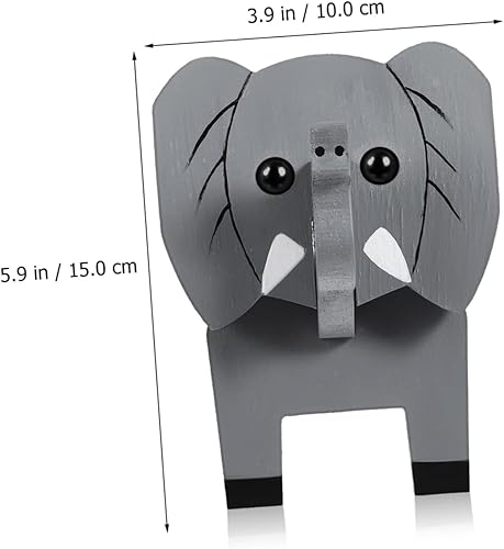 Miniatura 7 de GALPADA Soporte para gafas de escritorio, diseño animal, material de madera, 2 unidades, para sala de estar de oficina