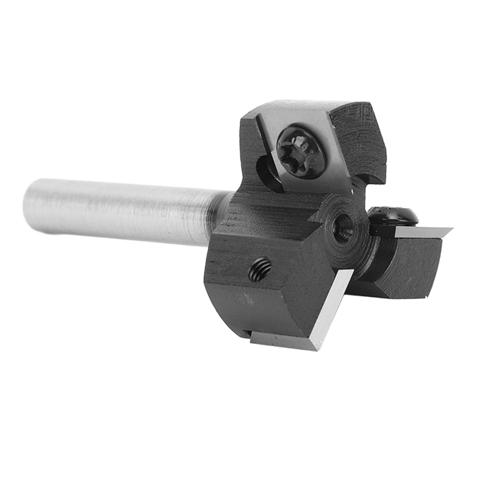 Punta per spoiler stile inserto con gambo da 8 mm, punta per fresa a 3 scanalature per fresatrici CNC e portatili, diametro di taglio da 1 - 1/4 pollici Punta per fresa per