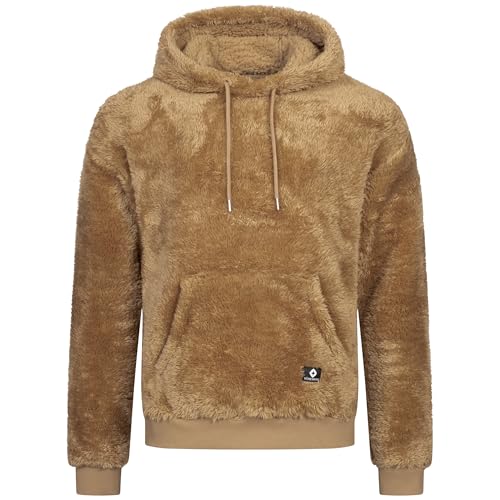Höhenhorn Bärg Hoodie Teddyfleece Herren Kapuzen Beige Gr. XXL
