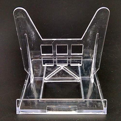 tooloflife Support de présentation en acrylique, support de livres en plastique réglable coulissant pour photos de musées, magasins de détail, écoles, spectacles (1 petite pièce