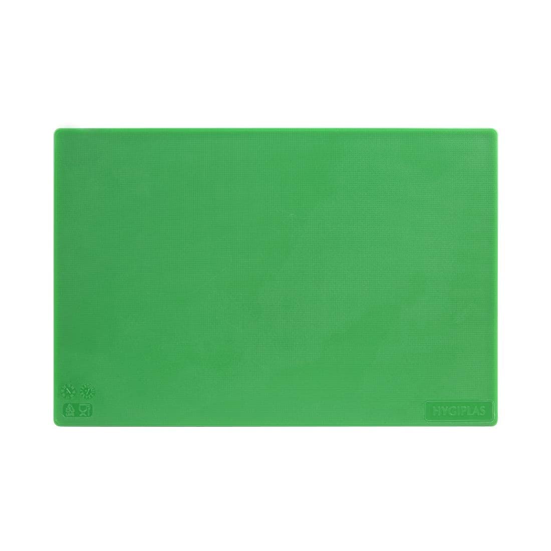 Hygiplas Low Density Chopping Board Green 450x300x10mm - Colour Coded, Dishwasher Safe Cutting Board HC858 - Image 3