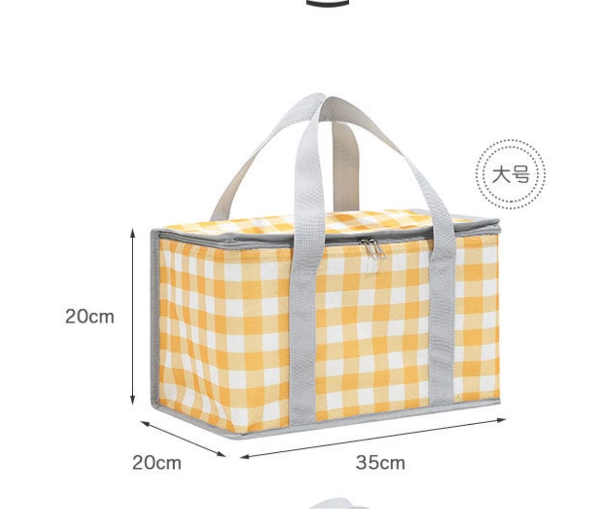 Almacenamiento Casa Cesta De Picnic Manta Impermeable Plegable Con Asas Doble Columpio Refrigerador Aislado Para Acampar OrganizacióN Exterior