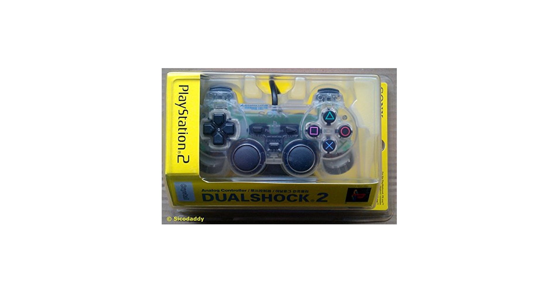 【希少カラー】PlayStation2 DUALSHOCK2 クリスタル Amazon.com: DUAL SHOCK Analog Controller - Crystal