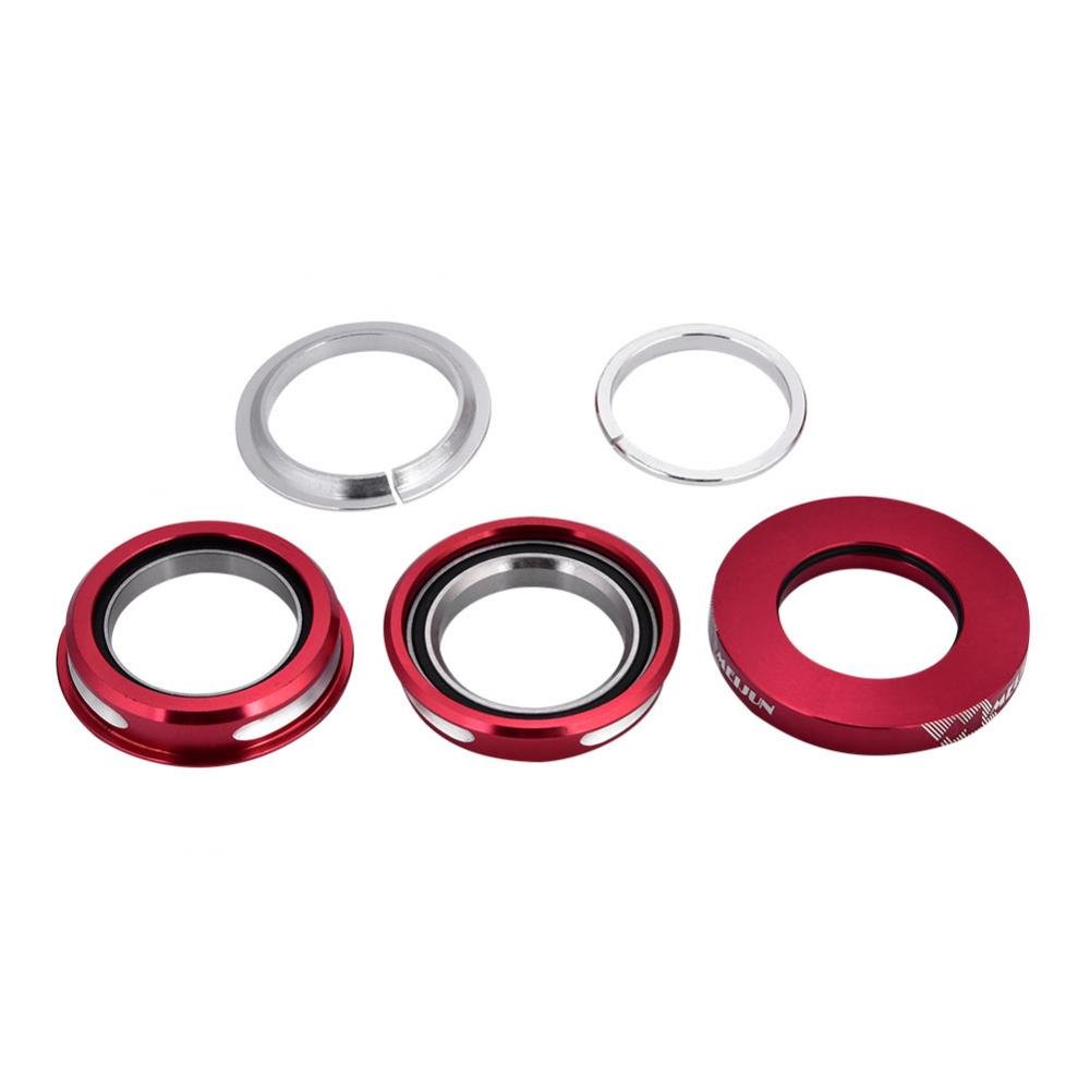 VGEBY Internal Bearing, Internal Sealed Bearing Headset Ball Bearings for Road Mountain (Red) and Spare Parts 34Mm Headset Bearings Headset Headset
