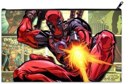 deadpool Custom 100% polyester fabric Stylish Pencil Case Bag (Twin Sides)