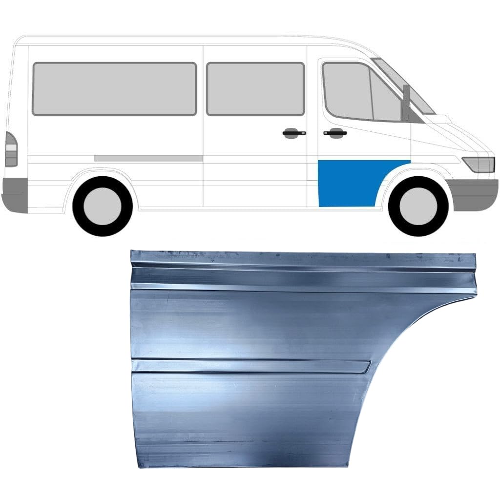 Reparaturblech vordere Tür für Mercedes Sprinter 1995-2006 / Rechts